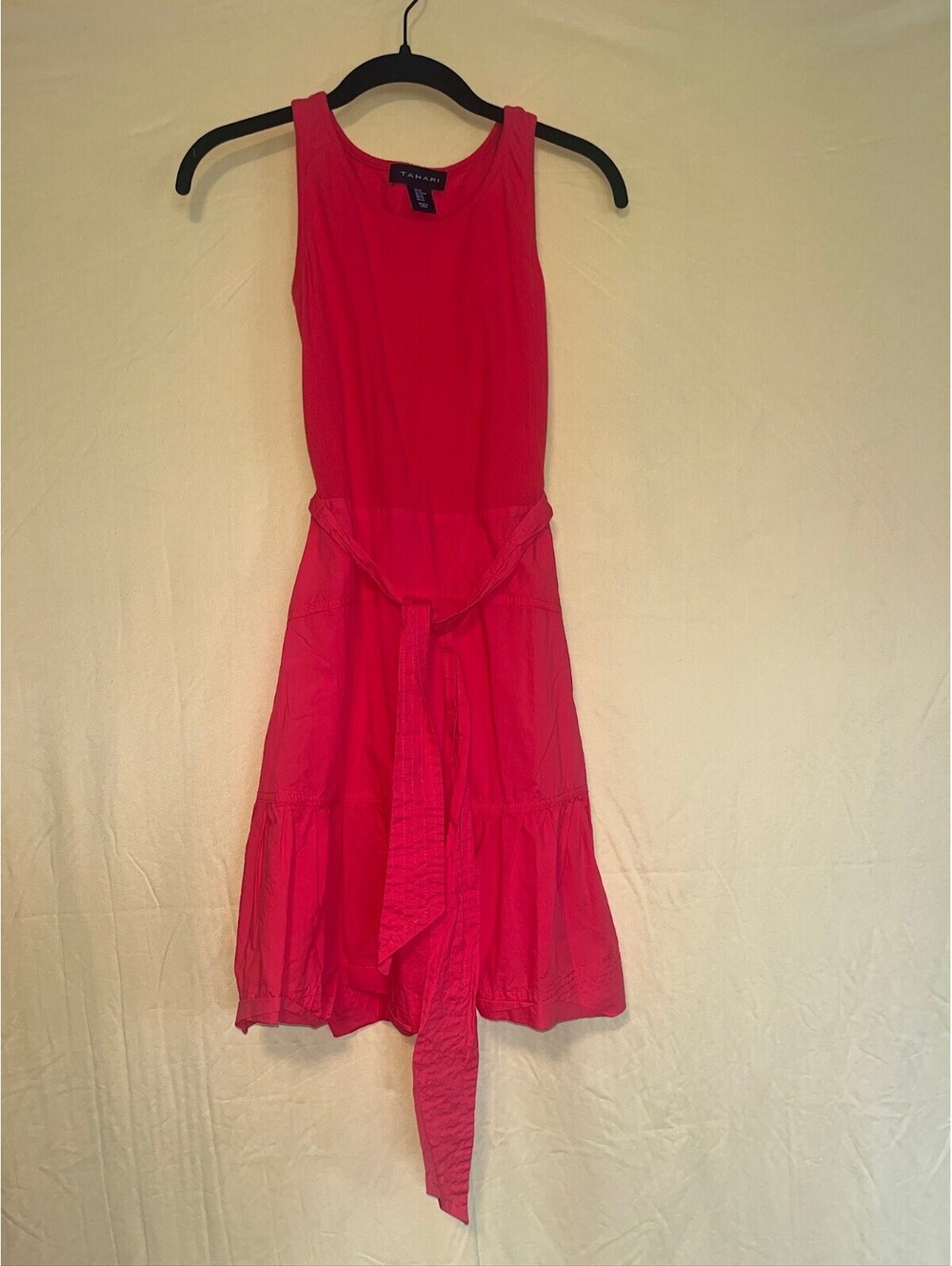 Tahari Pink Sleeveless Dress